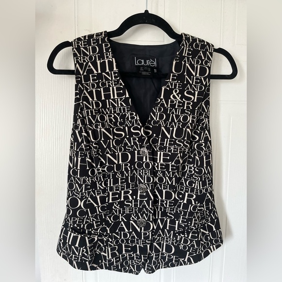 Laurèl By Escada Vintage Matching Skirt and Vest Set - Picture 2 of 15